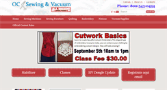 Desktop Screenshot of ocsewing.com