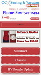 Mobile Screenshot of ocsewing.com